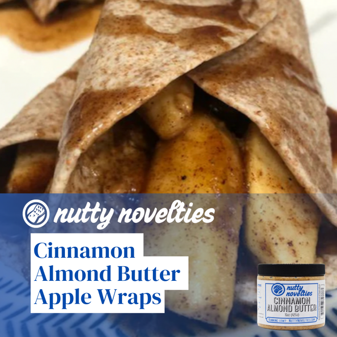 Cinnamon Almond Butter Apple Wraps
