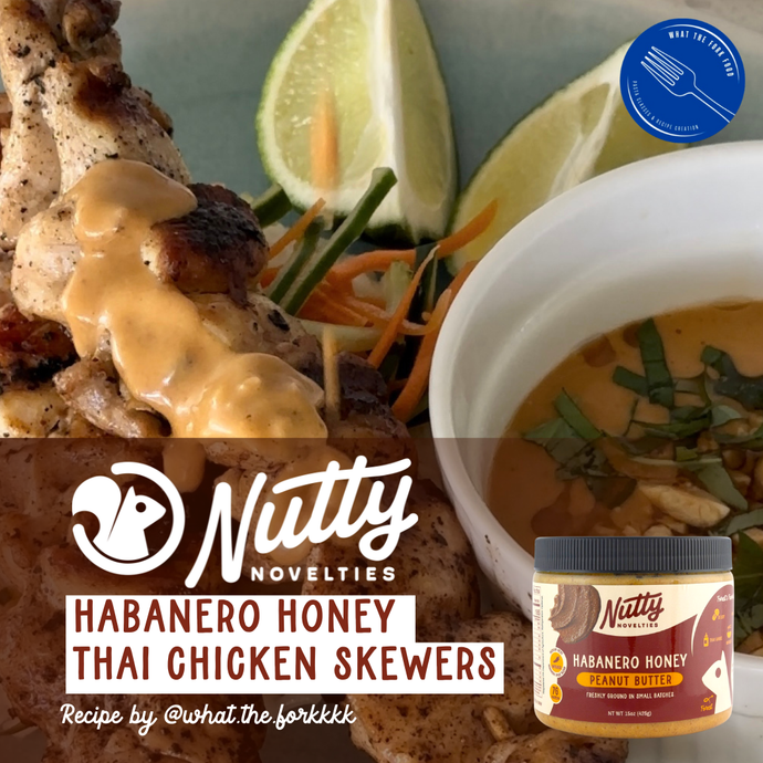 Habanero Honey Thai Chicken Skewers