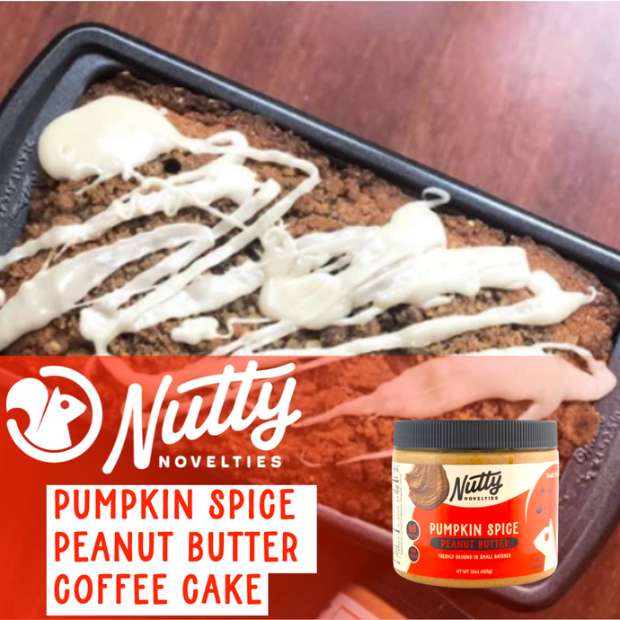 Pumpkin Spice Peanut Butter Coffee Cake