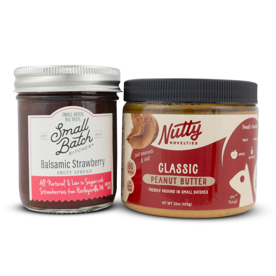 Classic Peanut Butter + Balsamic Strawberry