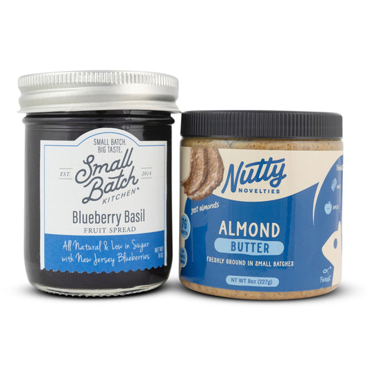 Almond Butter + Bluberry Basil