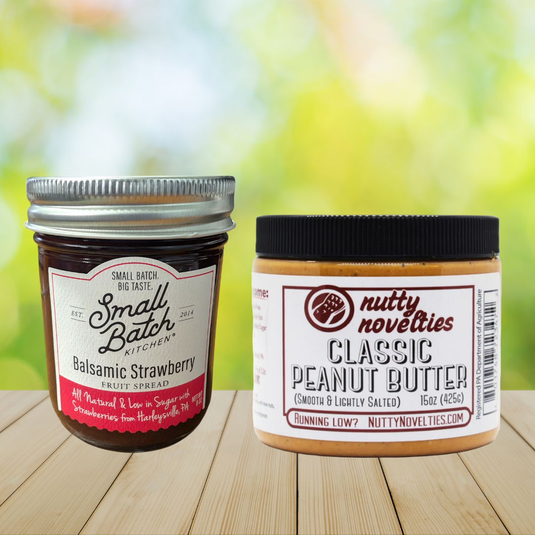 Classic Peanut Butter + Balsamic Strawberry